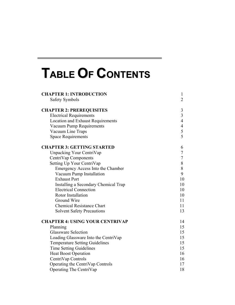 Labconco CentriVap Mobile Systems 7812014 User Manual | Page 3 / 47