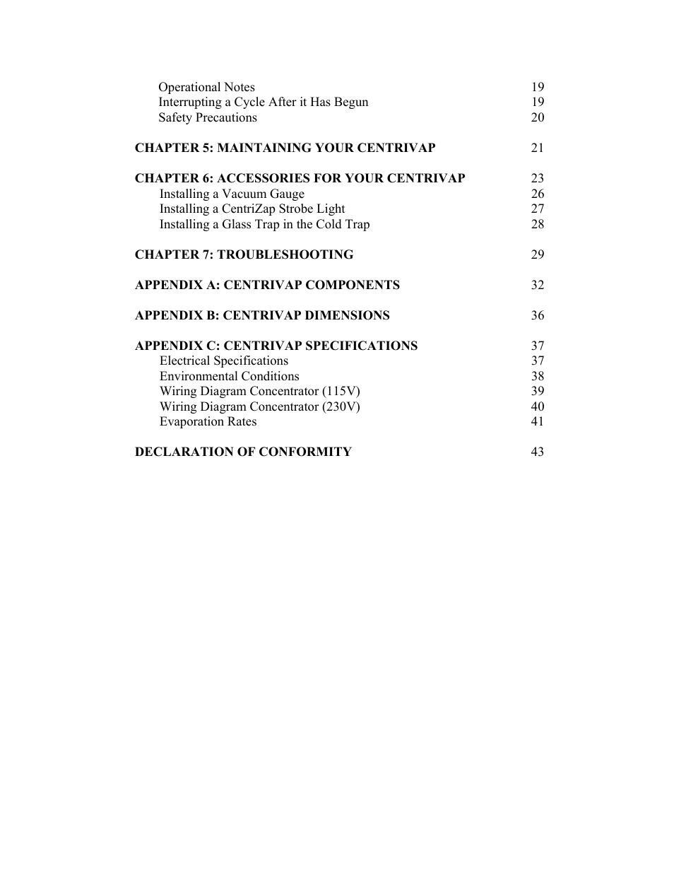 Labconco CentriVap Mobile Systems 7812014 User Manual | Page 4 / 47