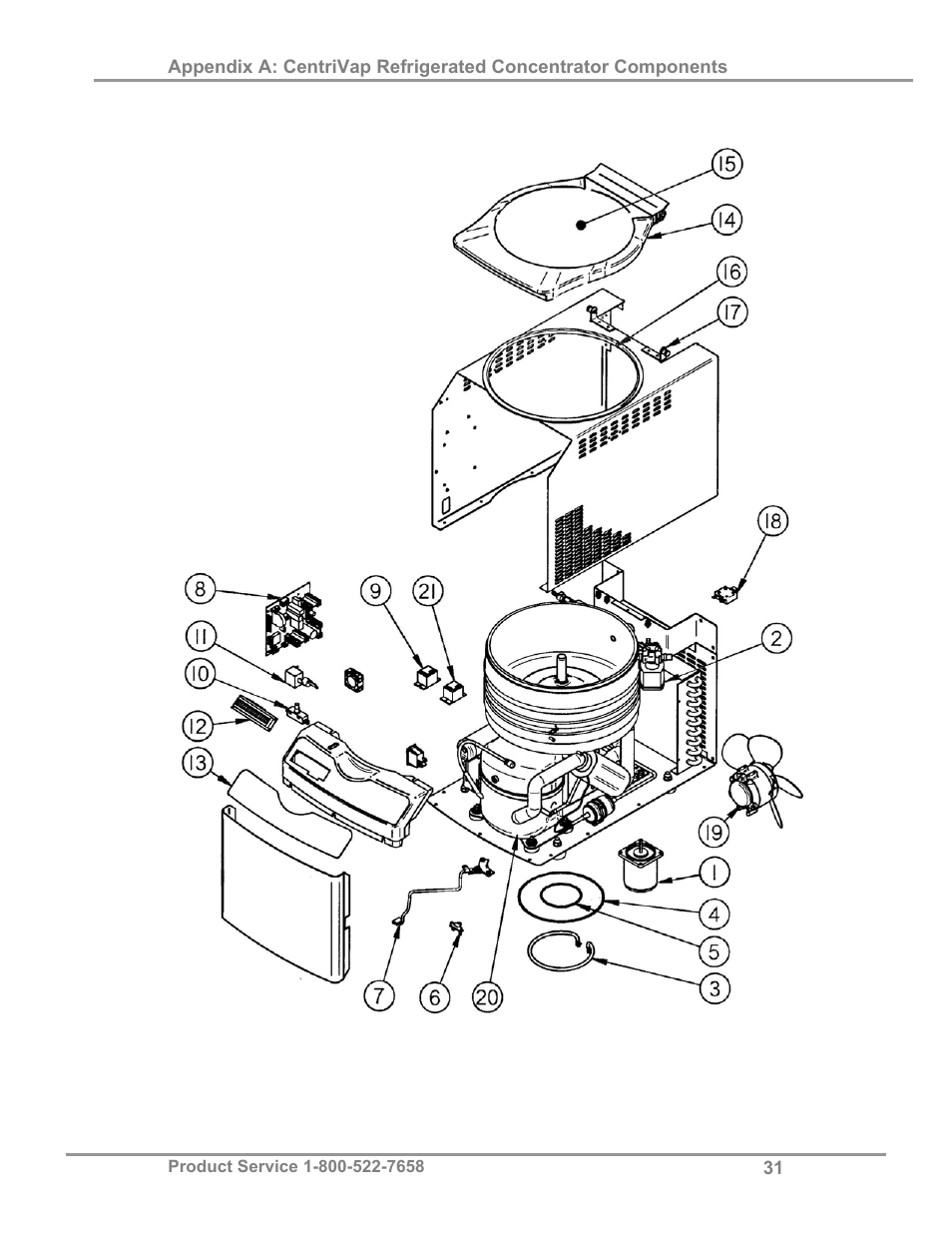 Labconco CentriVap Refrigerated Centrifugal Concentrators 7310000 Series User Manual | Page 35 / 40