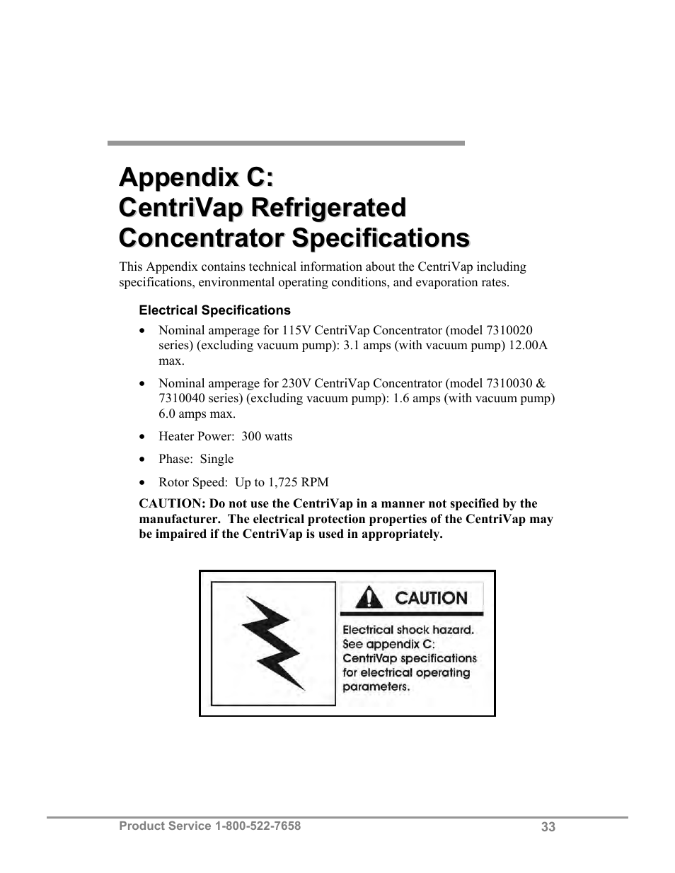 Labconco CentriVap Refrigerated Centrifugal Concentrators 7310000 Series User Manual | Page 37 / 40