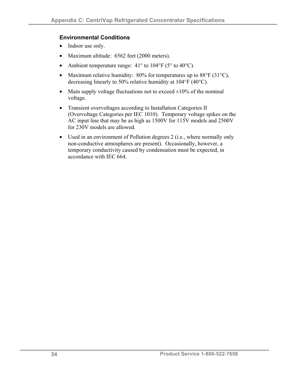 Labconco CentriVap Refrigerated Centrifugal Concentrators 7310000 Series User Manual | Page 38 / 40