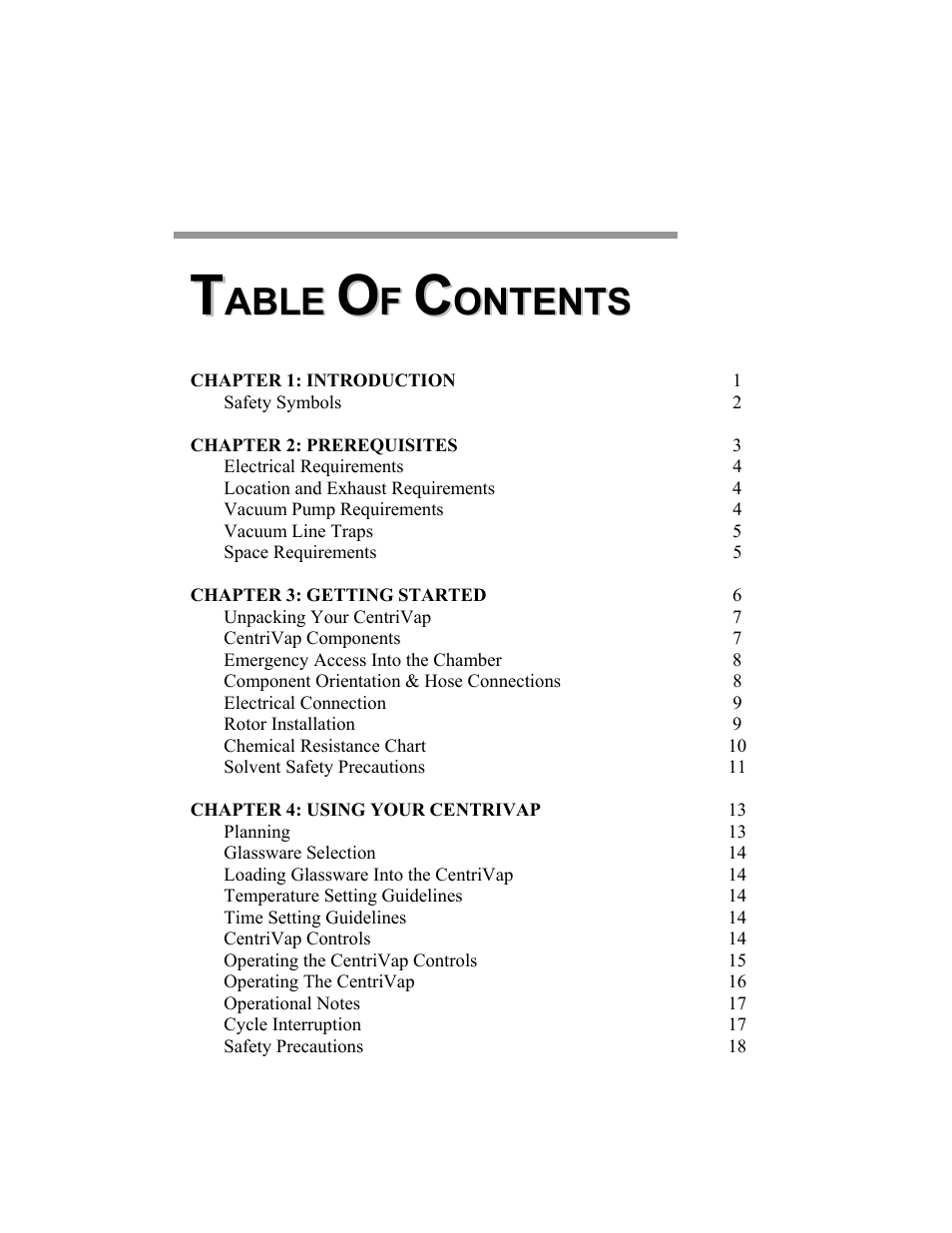Labconco Refrigerated CentriVap Centrifugal Concentrators 7310041 User Manual | Page 3 / 38