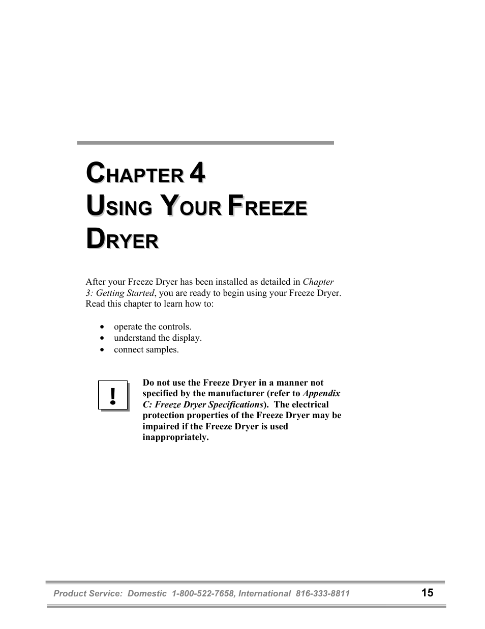 Labconco FreeZone 1 Liter Benchtop Freeze Dry Systems 7740071 User Manual | Page 19 / 51