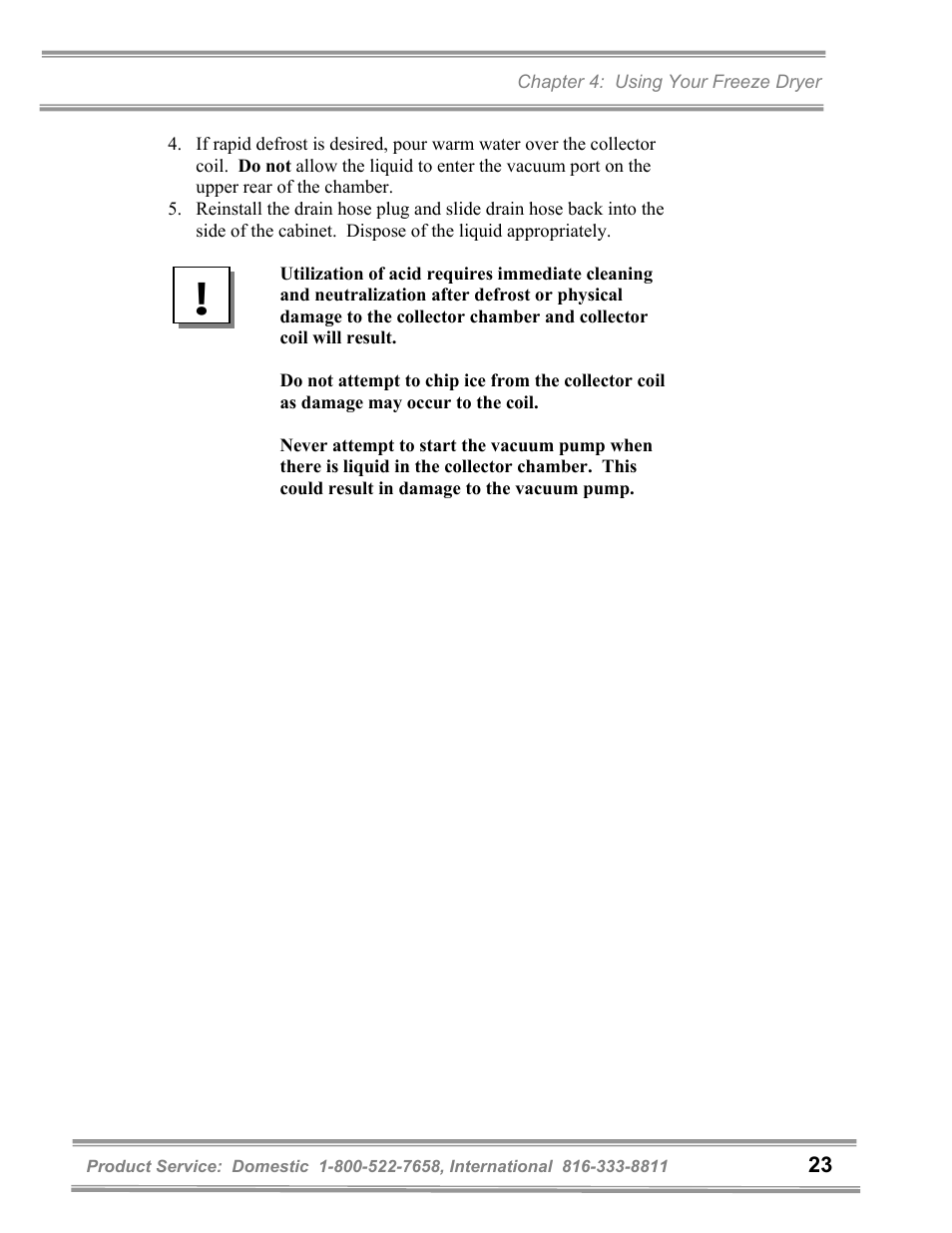 Labconco FreeZone 1 Liter Benchtop Freeze Dry Systems 7740071 User Manual | Page 27 / 51