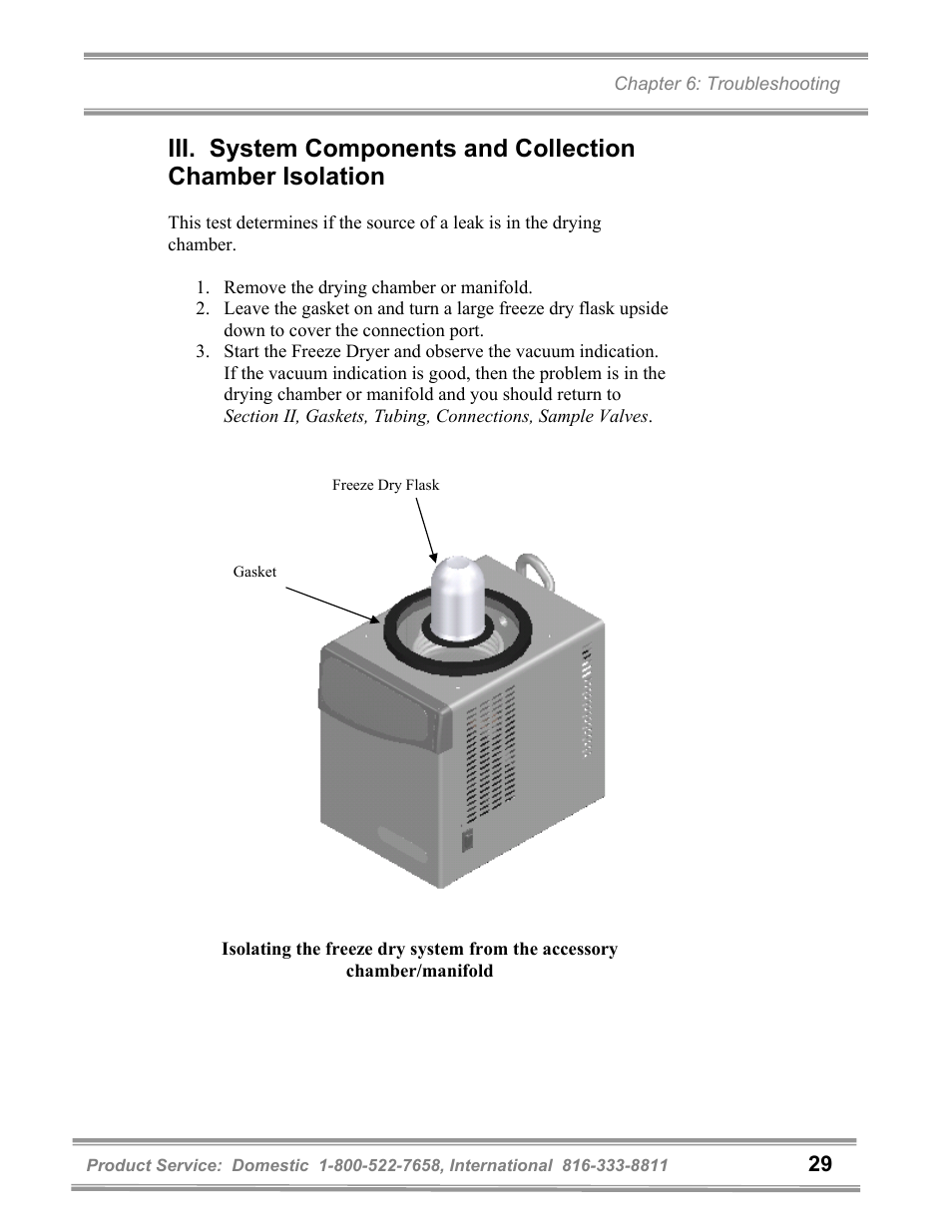 Labconco FreeZone 1 Liter Benchtop Freeze Dry Systems 7740071 User Manual | Page 33 / 51