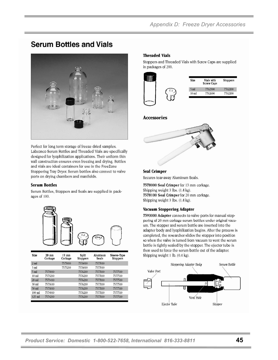 Labconco FreeZone 1 Liter Benchtop Freeze Dry Systems 7740071 User Manual | Page 49 / 51