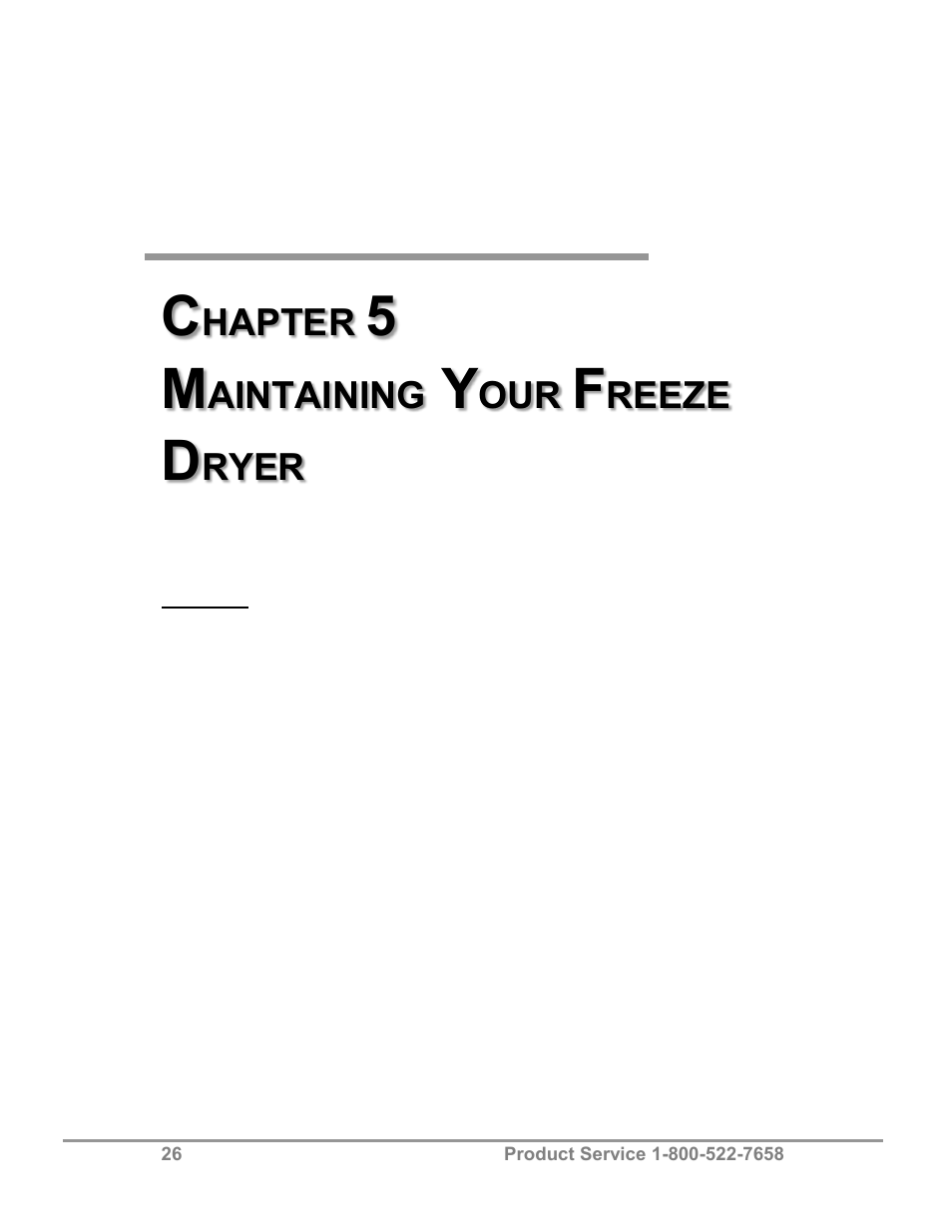 Hapter, Aintaining, Reeze | Ryer | Labconco FreeZone 2.5 Liter Freeze Dry Systems 76705 Series User Manual | Page 30 / 64