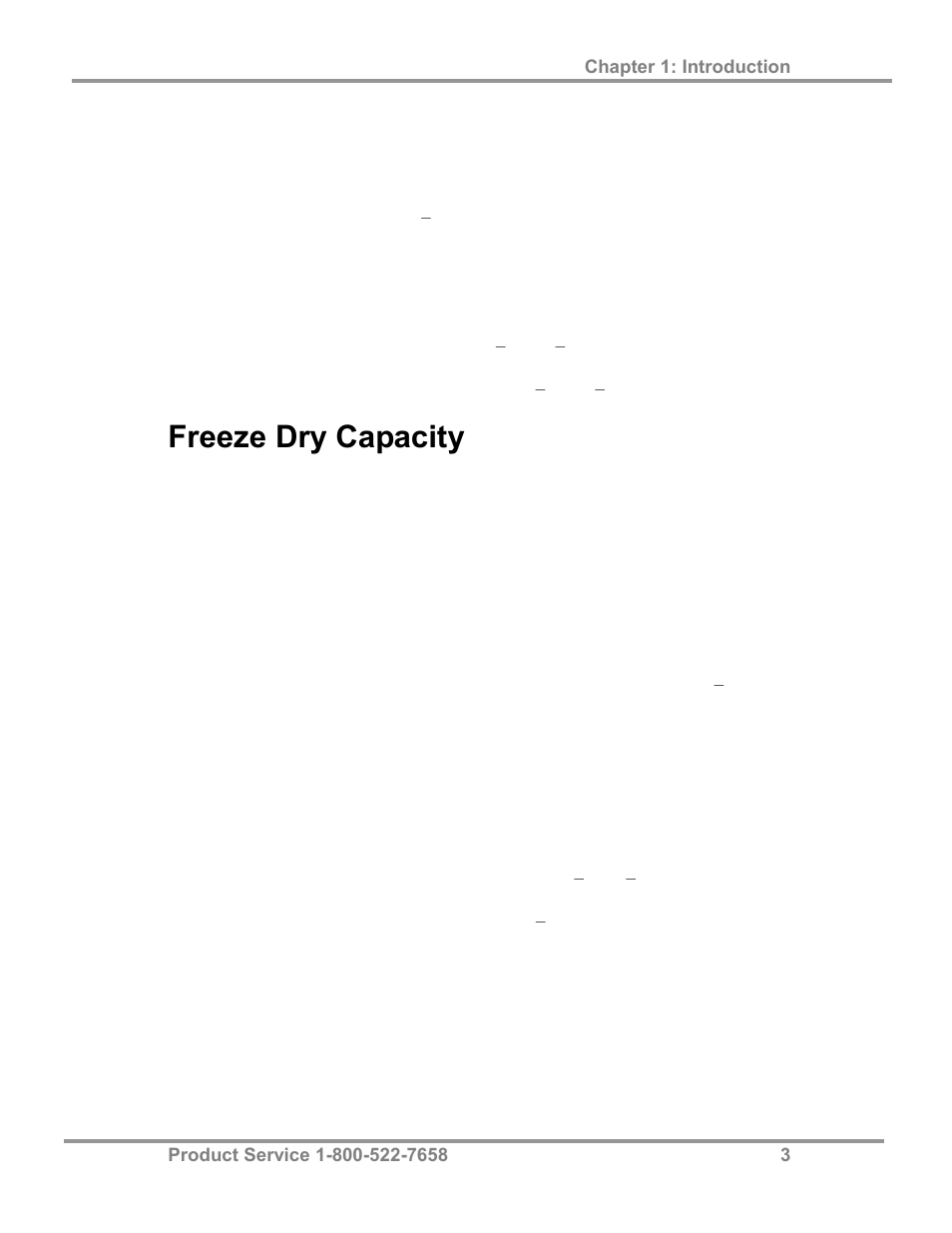 Freeze dry capacity | Labconco FreeZone 4.5 Liter Freeze Dry Systems 77510 Series User Manual | Page 7 / 56