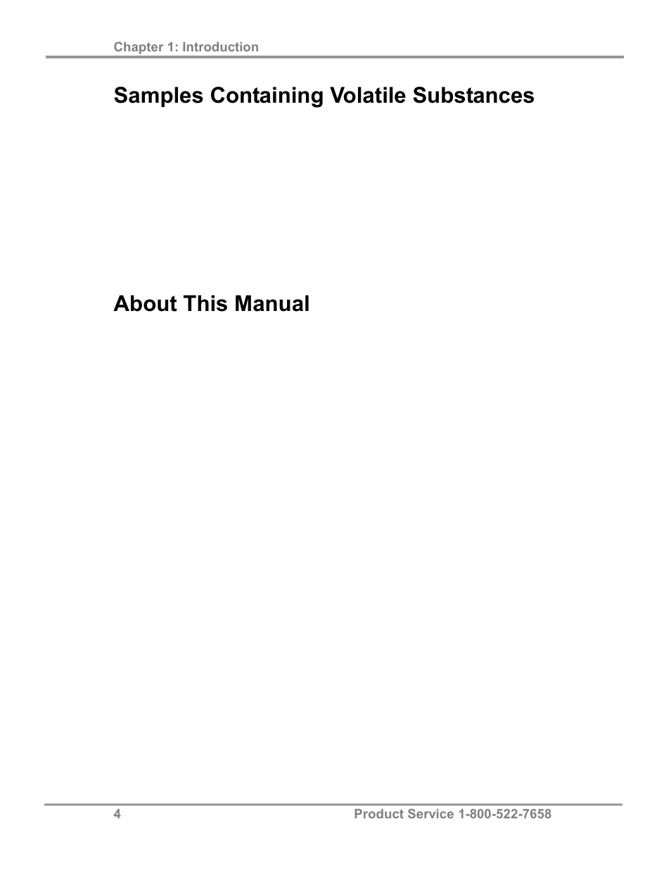 Samples containing volatile substances, About this manual | Labconco FreeZone 4.5 Liter Freeze Dry Systems 77510 Series User Manual | Page 8 / 56