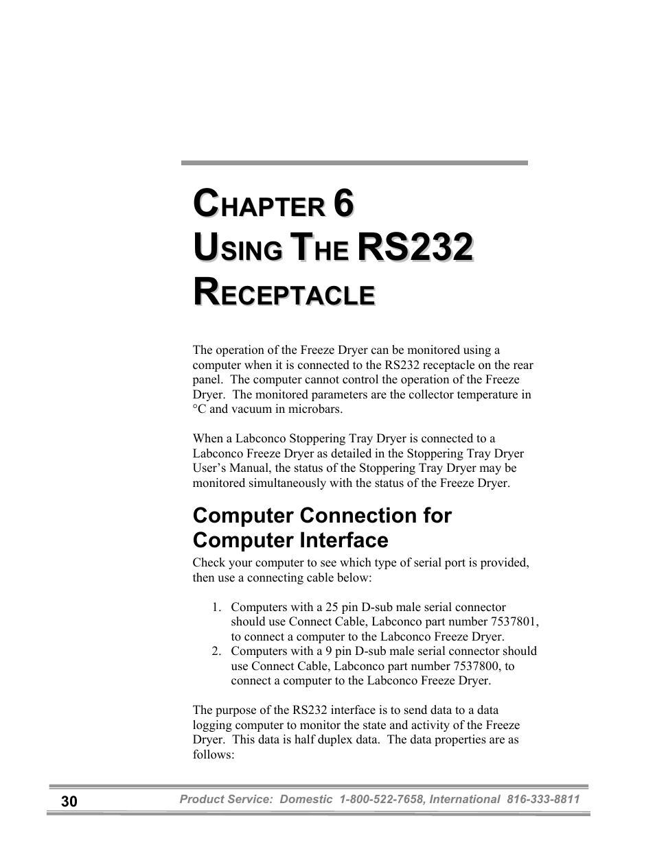 Labconco FreeZone 6 Liter Benchtop Freeze Dry Systems 77520 Series User Manual | Page 34 / 66