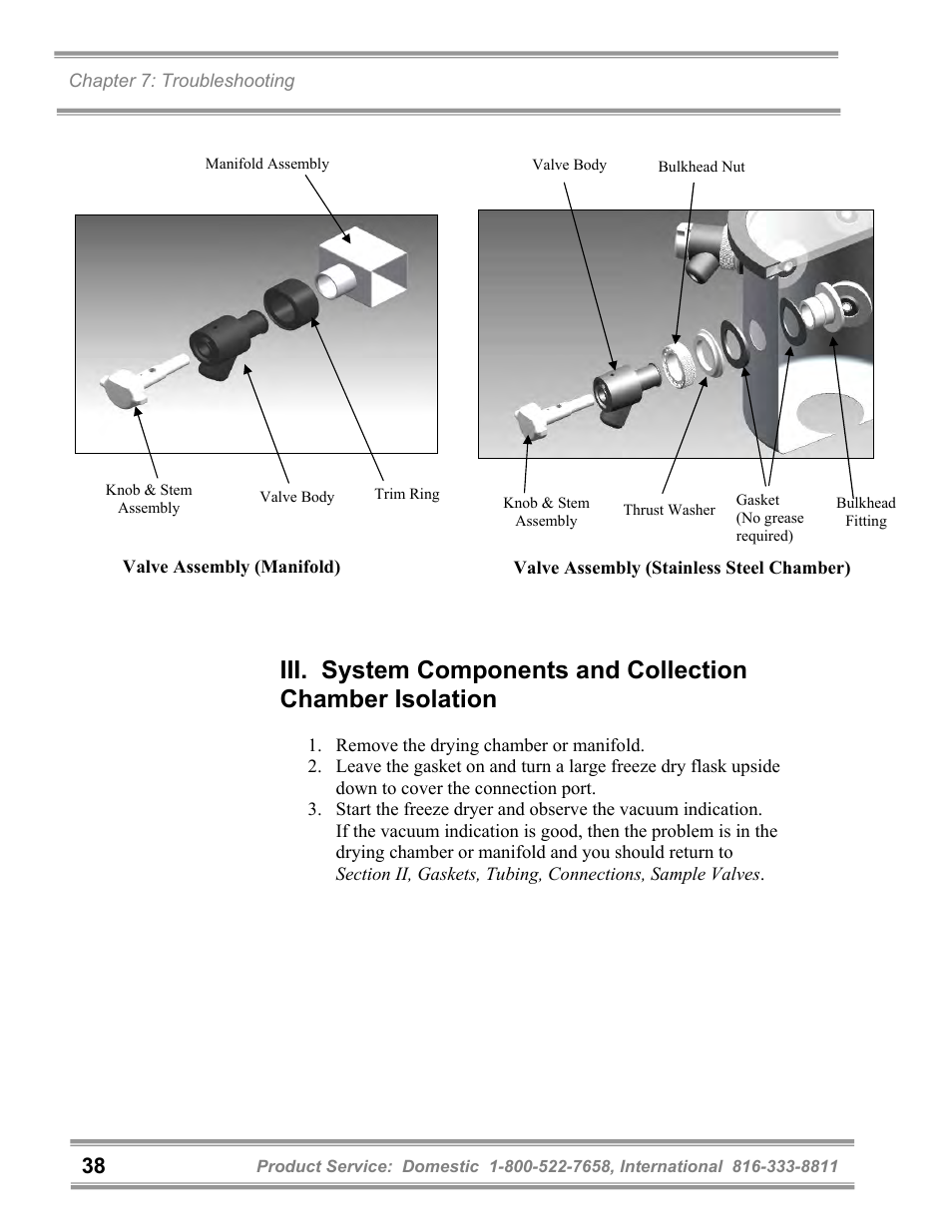Labconco FreeZone 6 Liter Benchtop Freeze Dry Systems 77520 Series User Manual | Page 42 / 66
