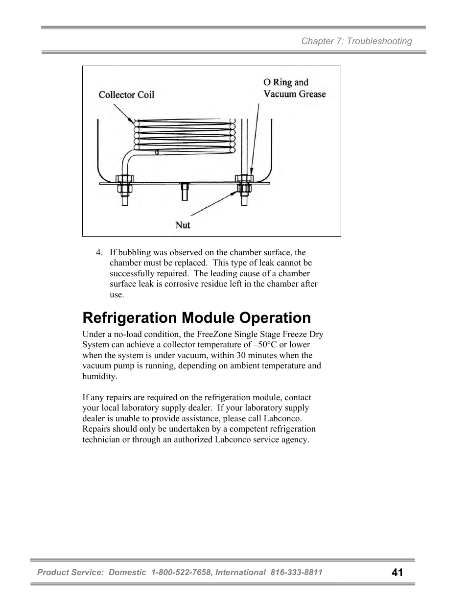 Refrigeration module operation | Labconco FreeZone 6 Liter Benchtop Freeze Dry Systems 77520 Series User Manual | Page 45 / 66