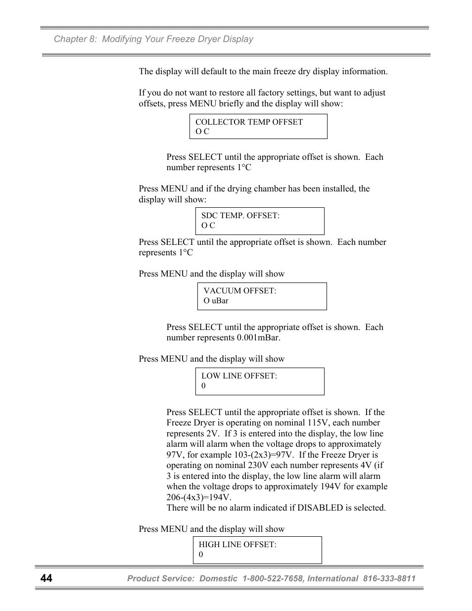 Labconco FreeZone 6 Liter Benchtop Freeze Dry Systems 77520 Series User Manual | Page 48 / 66