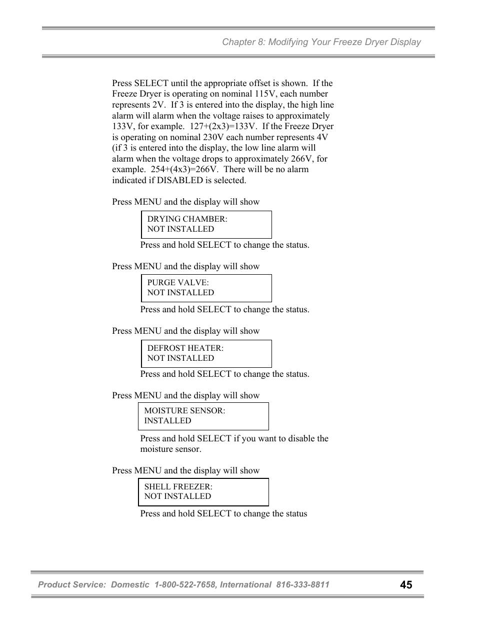 Labconco FreeZone 6 Liter Benchtop Freeze Dry Systems 77520 Series User Manual | Page 49 / 66