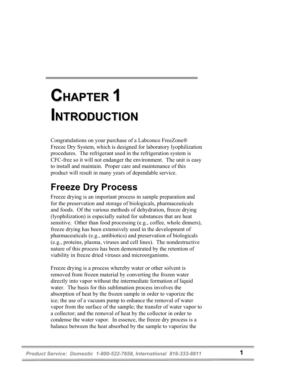 Labconco FreeZone 6 Liter Benchtop Freeze Dry Systems 77520 Series User Manual | Page 5 / 66