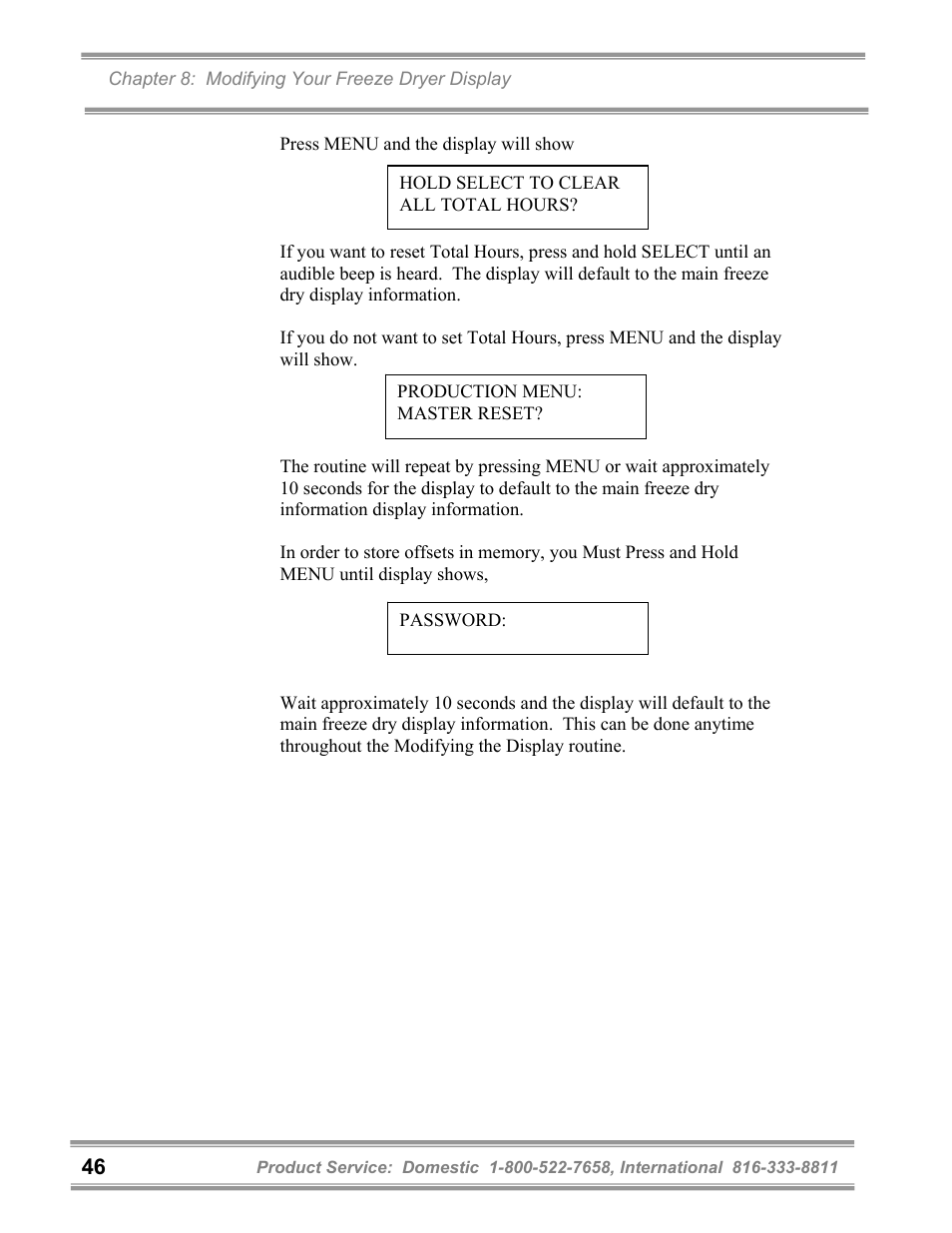 Labconco FreeZone 6 Liter Benchtop Freeze Dry Systems 77520 Series User Manual | Page 50 / 66