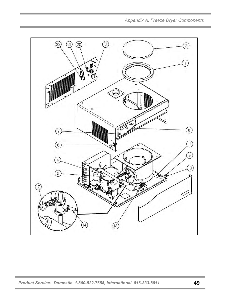 Labconco FreeZone 6 Liter Benchtop Freeze Dry Systems 77520 Series User Manual | Page 53 / 66