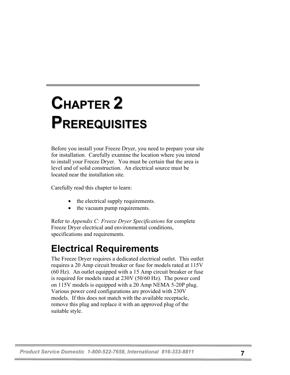 Labconco FreeZone and FreeZone Plus 6, 12 and 18 Liter Freeze Dry Systems 79600 Series User Manual | Page 11 / 79