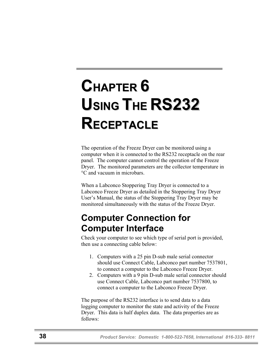 Labconco FreeZone and FreeZone Plus 6, 12 and 18 Liter Freeze Dry Systems 79600 Series User Manual | Page 42 / 79