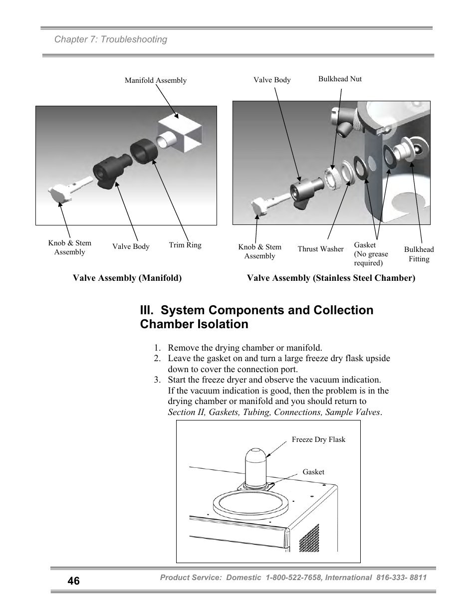 Labconco FreeZone and FreeZone Plus 6, 12 and 18 Liter Freeze Dry Systems 79600 Series User Manual | Page 50 / 79