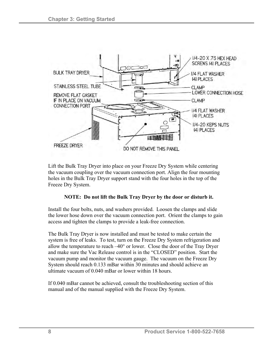 Labconco FreeZone Bulk Tray Dryer 78060 Series User Manual | Page 12 / 43