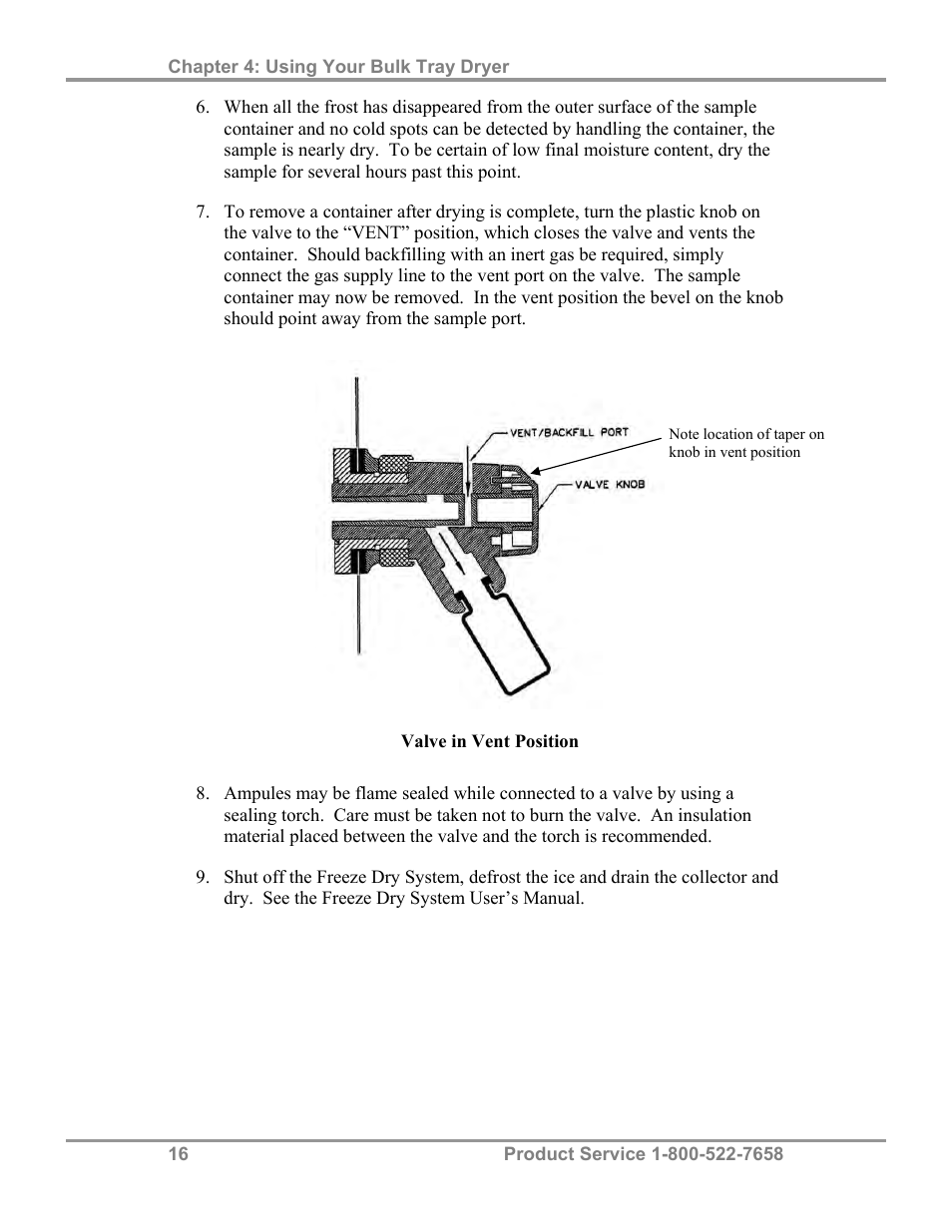 Labconco FreeZone Bulk Tray Dryer 78060 Series User Manual | Page 20 / 43