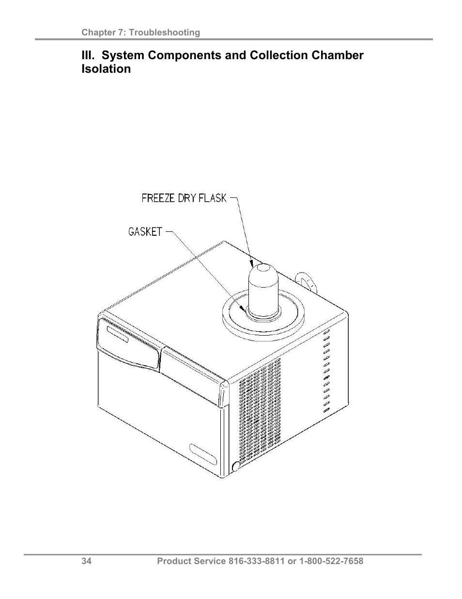 Labconco FreeZone Plus 4.5 Liter and FreeZone -105 C Cascade Freeze Dry Systems 73870 Series User Manual | Page 38 / 59
