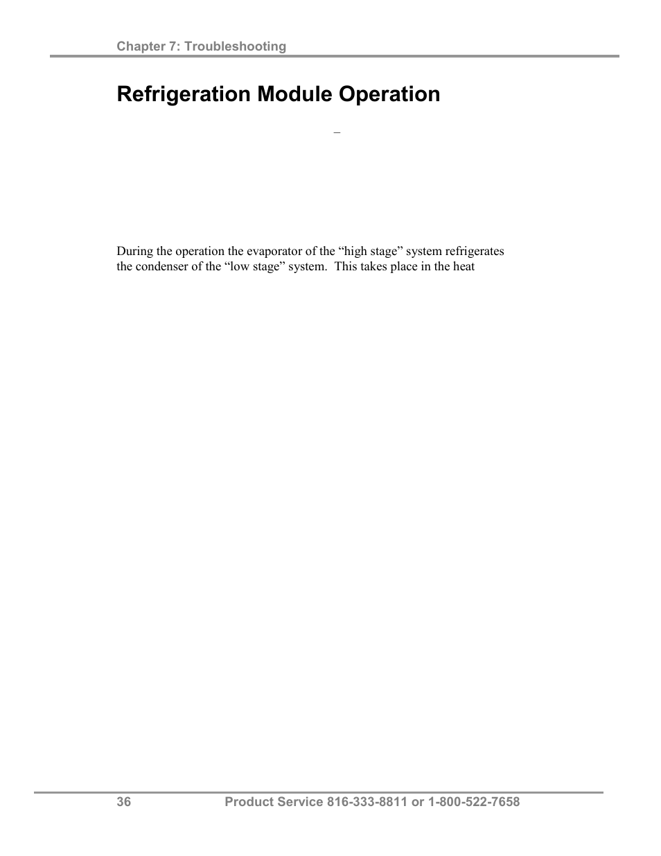 Refrigeration module operation | Labconco FreeZone Plus 4.5 Liter and FreeZone -105 C Cascade Freeze Dry Systems 73870 Series User Manual | Page 40 / 59