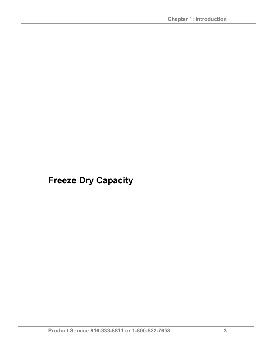 Freeze dry capacity | Labconco FreeZone Plus 4.5 Liter and FreeZone -105 C Cascade Freeze Dry Systems 73870 Series User Manual | Page 7 / 59