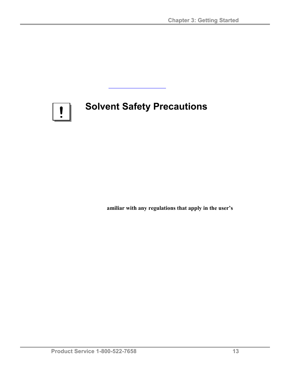 Solvent safety precautions | Labconco FreeZone Stoppering Tray Dryers 79480 Series User Manual | Page 17 / 58