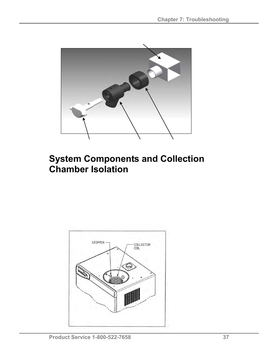 System components and collection chamber isolation | Labconco FreeZone Stoppering Tray Dryers 79480 Series User Manual | Page 41 / 58