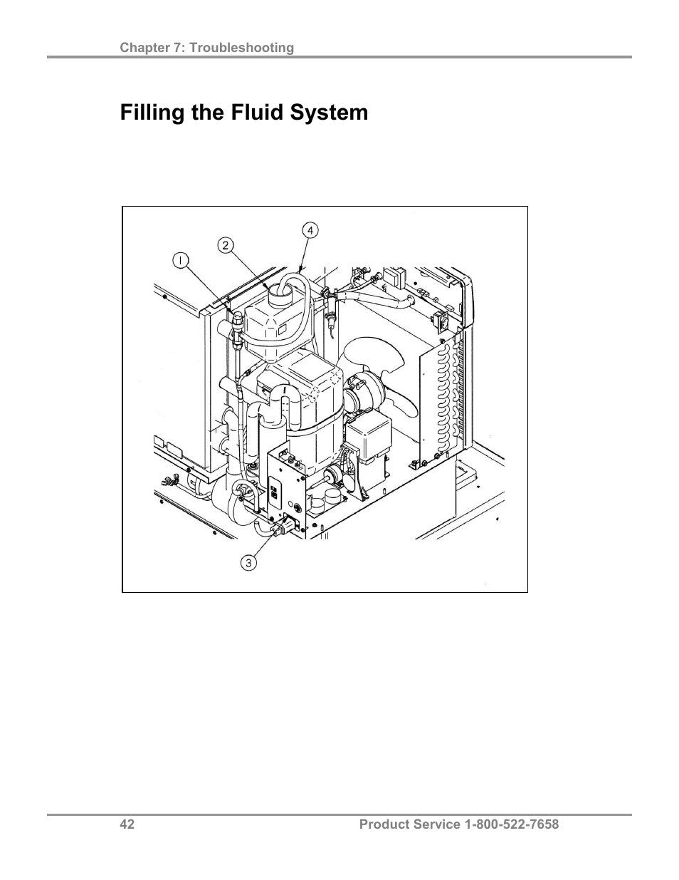 Filling the fluid system | Labconco FreeZone Stoppering Tray Dryers 79480 Series User Manual | Page 46 / 58