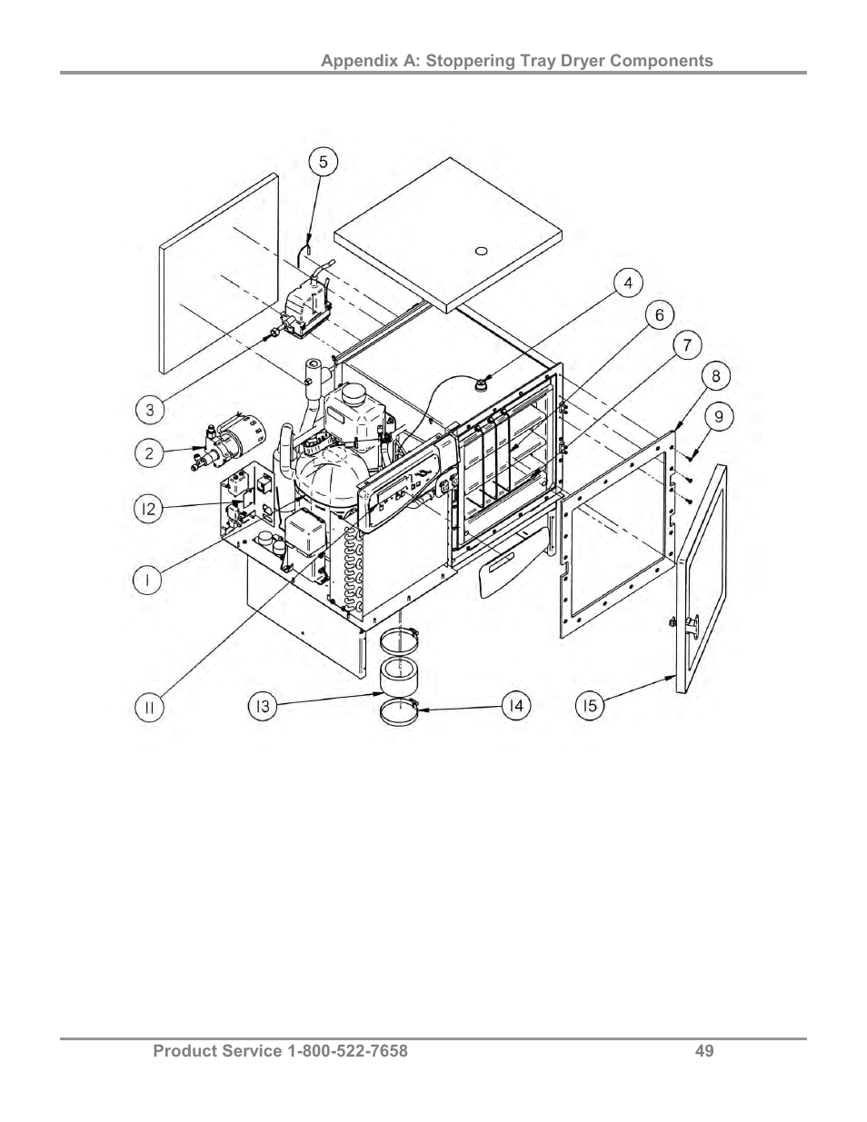 Labconco FreeZone Stoppering Tray Dryers 79480 Series User Manual | Page 53 / 58