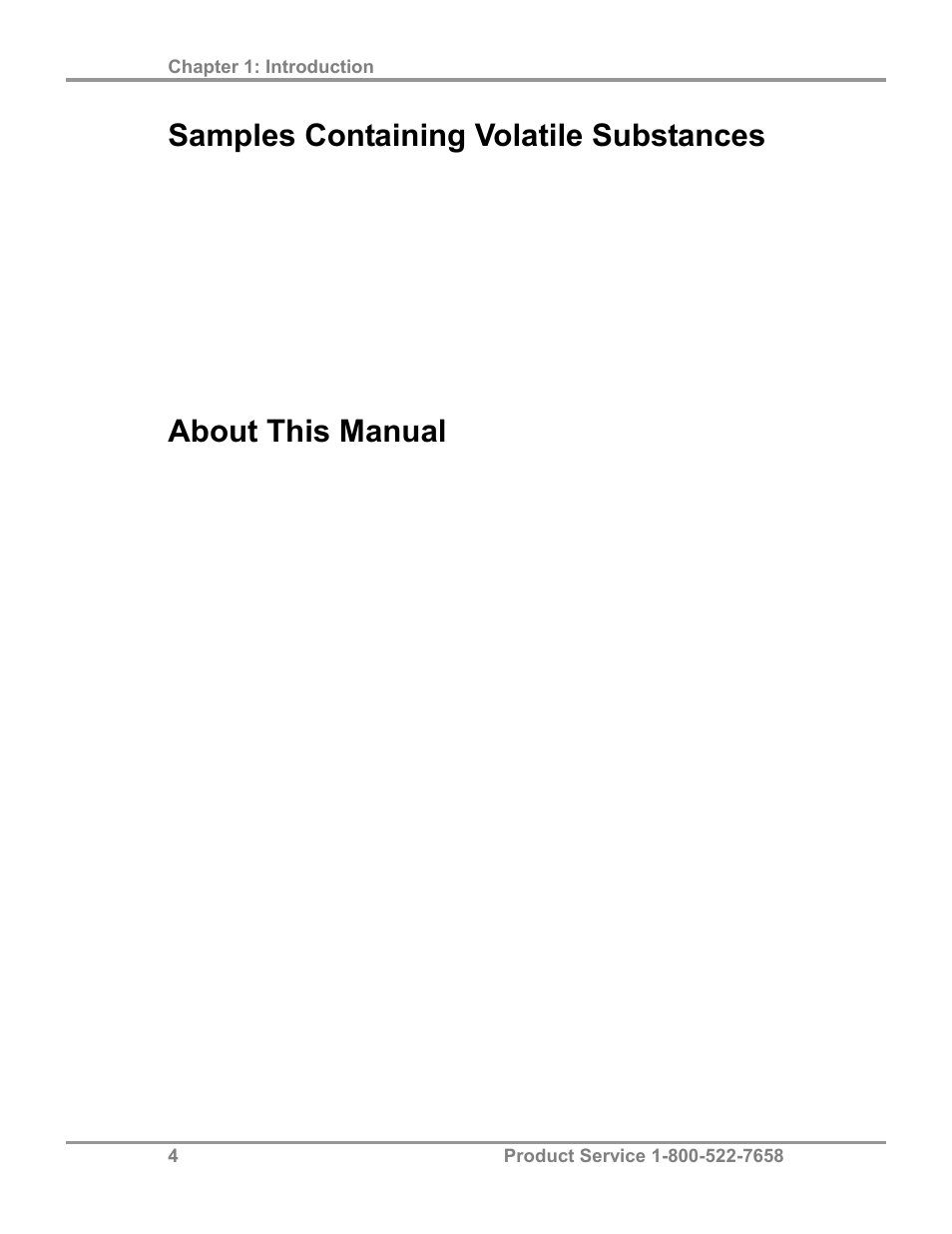 Samples containing volatile substances, About this manual | Labconco FreeZone Stoppering Tray Dryers 79480 Series User Manual | Page 8 / 58