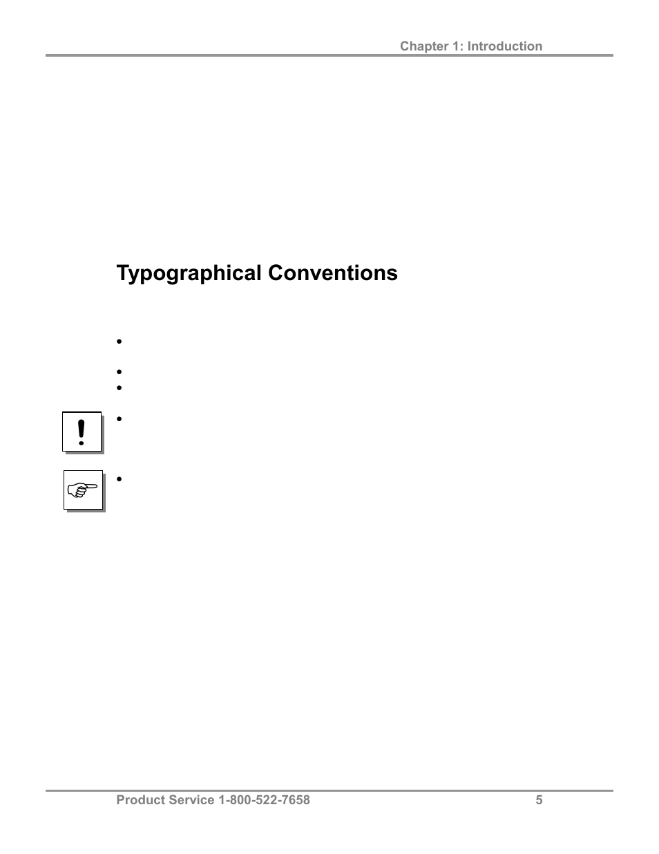 Typographical conventions | Labconco FreeZone Stoppering Tray Dryers 79480 Series User Manual | Page 9 / 58