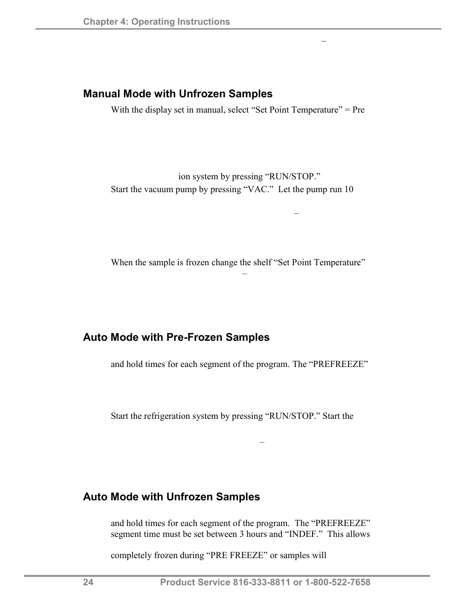 Labconco FreeZone Triad Freeze Dry System 74000 Series User Manual | Page 28 / 58