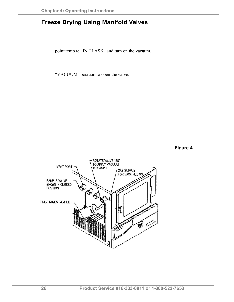 Freeze drying using manifold valves | Labconco FreeZone Triad Freeze Dry System 74000 Series User Manual | Page 30 / 58