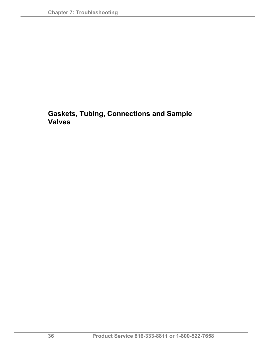 Gaskets, tubing, connections and sample valves | Labconco FreeZone Triad Freeze Dry System 74000 Series User Manual | Page 40 / 58