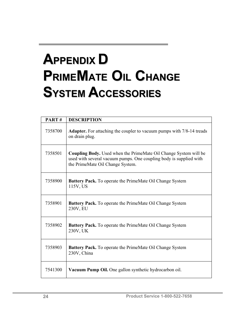 Labconco PrimeMate Oil Change System 73570 Series User Manual | Page 28 / 30