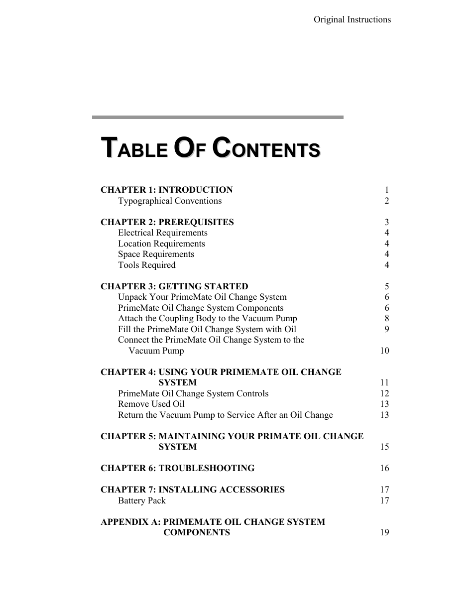 Labconco PrimeMate Oil Change System 73570 Series User Manual | Page 3 / 30