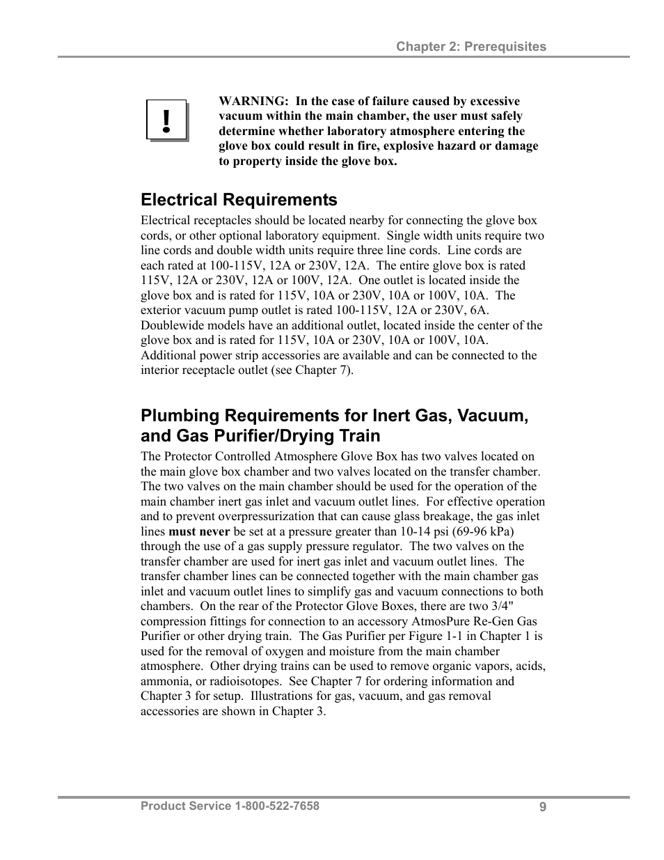 Labconco Protector Controlled Atmosphere Glove Box User Manual | Page 13 / 80