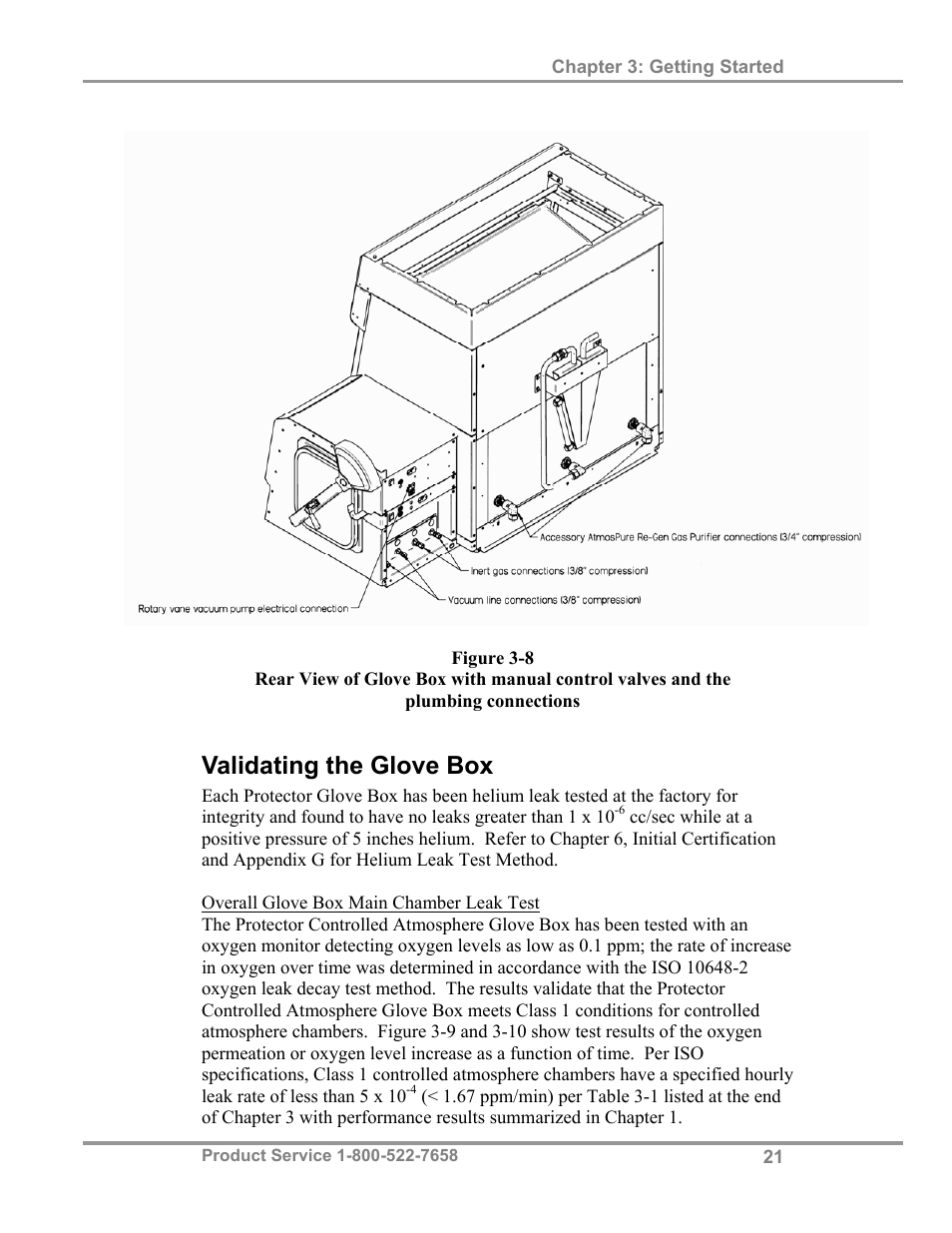 Validating the glove box | Labconco Protector Controlled Atmosphere Glove Box User Manual | Page 25 / 80