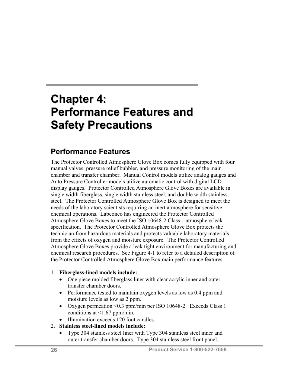 Labconco Protector Controlled Atmosphere Glove Box User Manual | Page 30 / 80