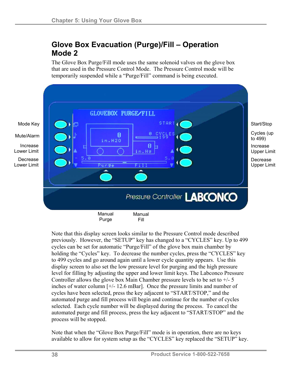 Labconco Protector Controlled Atmosphere Glove Box User Manual | Page 42 / 80