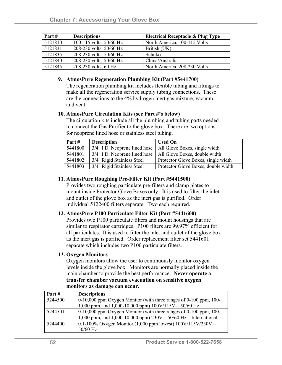 Labconco Protector Controlled Atmosphere Glove Box User Manual | Page 56 / 80