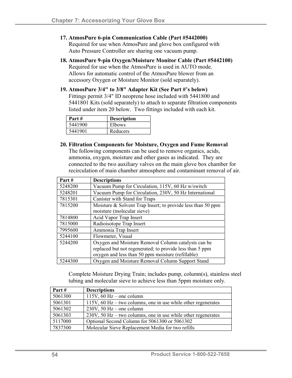 Labconco Protector Controlled Atmosphere Glove Box User Manual | Page 58 / 80