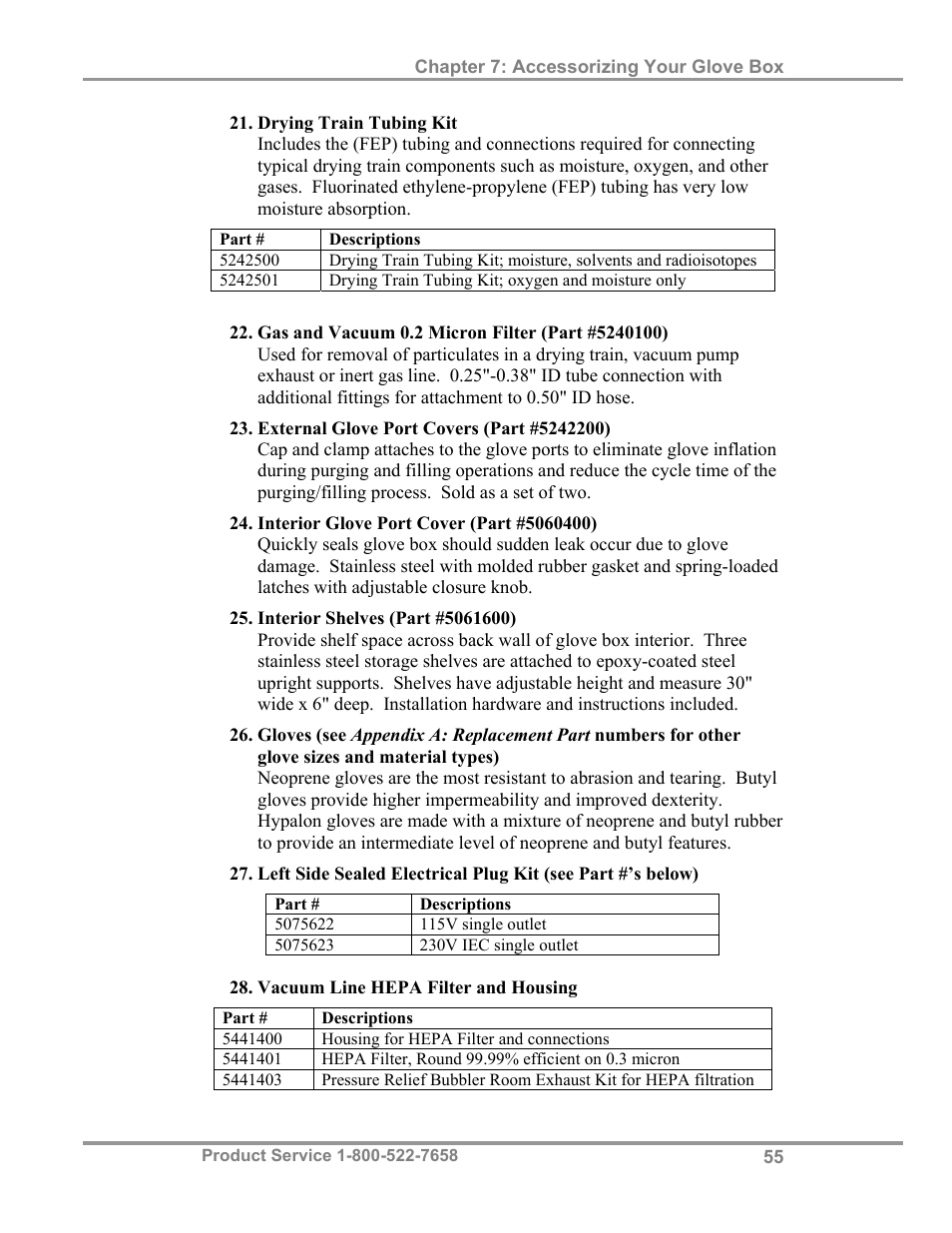 Labconco Protector Controlled Atmosphere Glove Box User Manual | Page 59 / 80