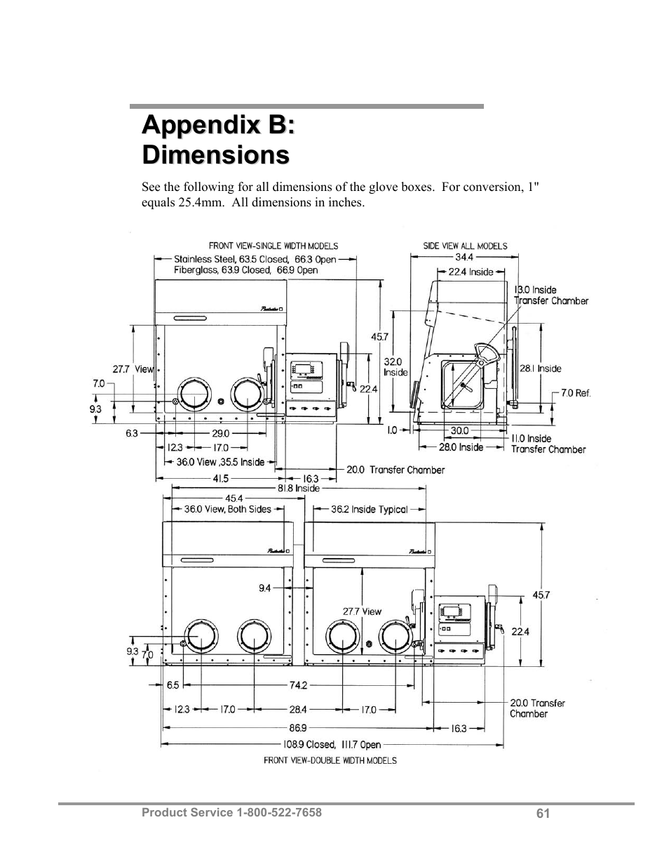 Labconco Protector Controlled Atmosphere Glove Box User Manual | Page 65 / 80