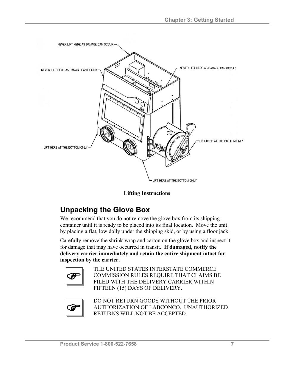 Labconco Precise Controlled Atmosphere and Basic Glove Boxes 5220131 User Manual | Page 11 / 63