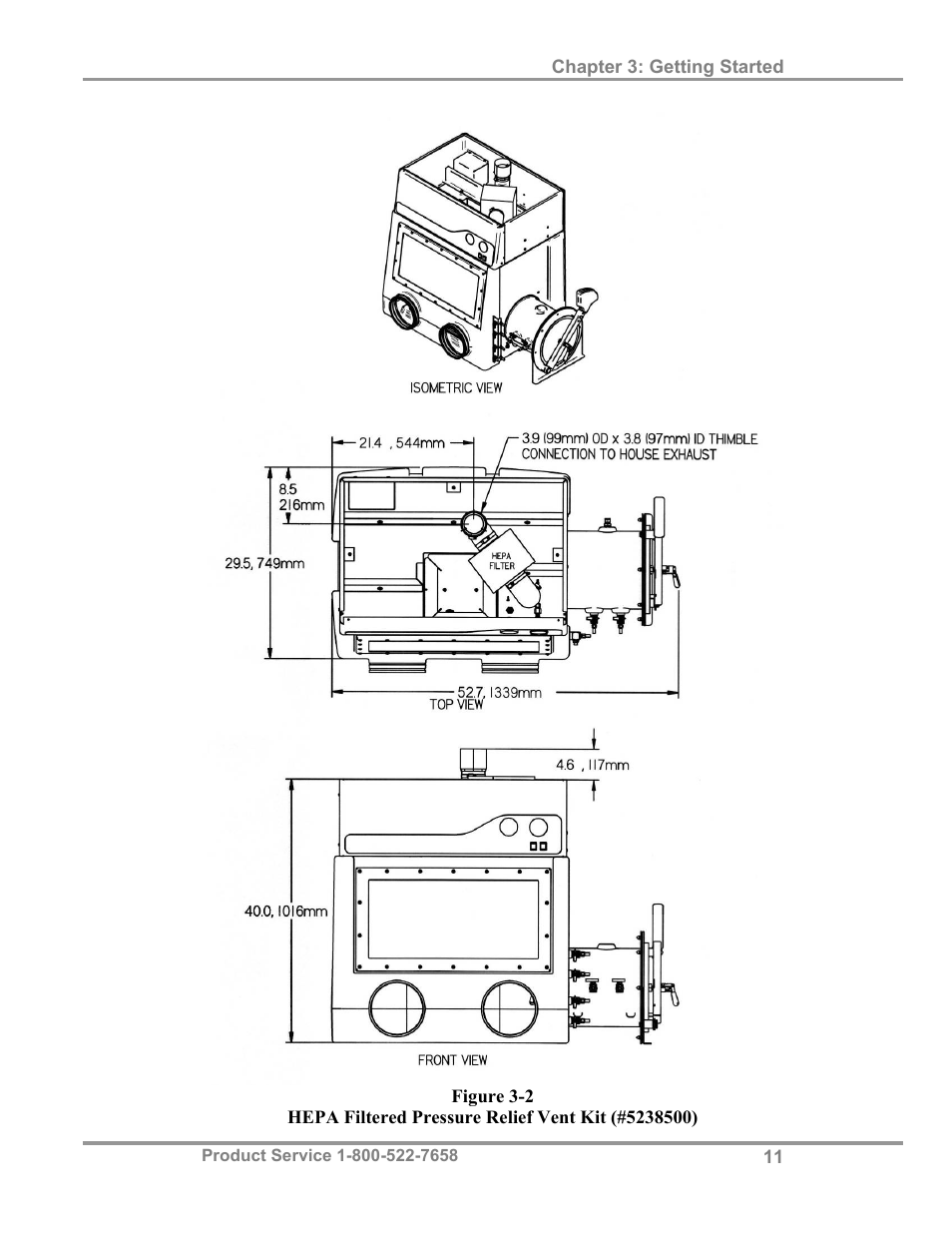 Labconco Precise Controlled Atmosphere and Basic Glove Boxes 5220131 User Manual | Page 15 / 63